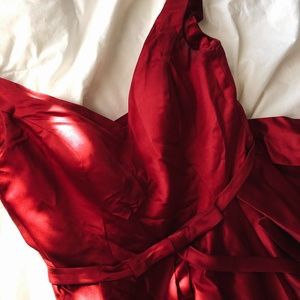 Gorgeous Satin Red Ball Gown